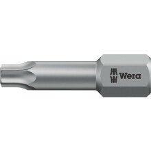 Torsionsbit 1/4" DIN3126C6.3 til Torx-skruer med indvendigt sekskant T8x25mm Wera