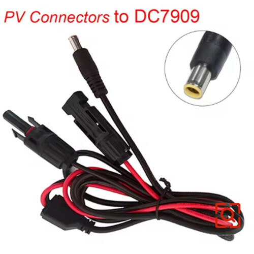 DC5521 Solar System  Storage Battery Solar Connector PV Panel Sealing Plug Wiring Cable 2