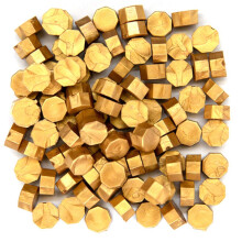 100 Stuks Zegellak Seal Bonen Stempel Kralen voor Vintage  Envelop Bruiloft Lakzegel Oude Zegellak Gereedschap-Gouden