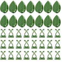 100 Pezzi Pianta Rampicante Parete Fissaggio Clip Vite Clip di Trazione Staffa Invisibile Giardino Foglia Verde Simulazione Gancio Staffa