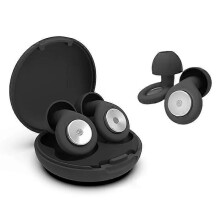 (Black-A) Ear Plugs for Sleeping Noise Cancelling Recomable Silicone Earplugs Soft Comfort Hearing Protection for Concerts Snoring Travel