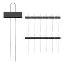 Etichette per Piante nel Metallo da 12 Pezzi Etichette da Giardino Resistenti Alle Intemperie Etichette Riutilizzabili per Vivaio per Serra di Fiori