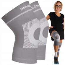 Kompressionsbandage til knæled, elastisk kompressionsstabilisator L