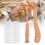 2 Pcs Wooden Handle Bread Lame Bread Slashing Tool Dough Scoring Tools with 10 Pieces Replaceable Blades for Baking 3
