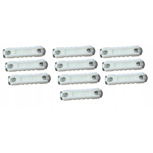 CYLINDRISK SIKRING 8A KERAMISK 10 stk.