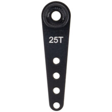 12PCS 37mm 25T Metal Extension Steering Servo Arm Horn for RC Car Crawler Parts,Black