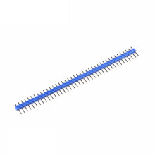 Blå forbindelsesliste 1x40 -2,54, 2 stk.