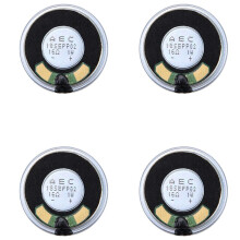 4 Pezzi 36mm 16 Ohm 1W Cassa in Alluminio con Magnete Interno