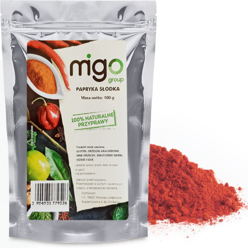 Sød peberfrugt ASTA 100 (100g) - MIGOgroup