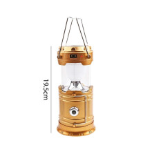 (Yellow) Solar Multifunctional Handheld Camping Light Tent Light