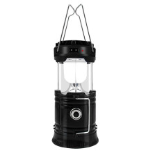 (Black) Solar Multifunctional Handheld Camping Light Tent Light