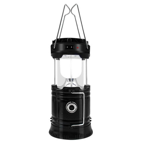 (Black) Solar Multifunctional Handheld Camping Light Tent Light