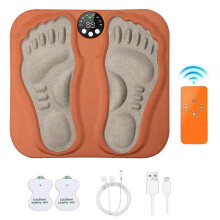 (B With remote control) 3d Smart Foot Massage Pad, 8 Modes, 29 Levels, Improve Blood Circulation and Relax Muscles-A