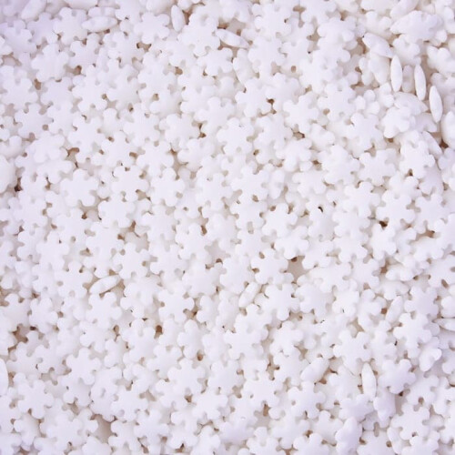Sukkerdrys SNEFLAG HVID 1kg Konfetti