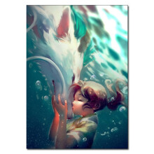 Pittura Diamante Anime Giapponese la Città Incantata Diamante Ricamo Poster Punto Croce Kit Decorazione per la Casa