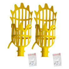 2PZ Fruit Picker Tool Fruit Picker Harvester (Solo Palo Testa Non Incluso) Fruits Catcher Tree Picker per Ottenere Frutta