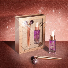 CRYSTALLOVE Amethyst 3D lift & sculpt sæt - løftemassager og serum - begrænset oplag