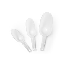 Sæt med små, mellemstore og store plastikspatler