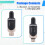 New UHF Wireless Mic Adapter XLR Transmitter & Receiver Converter Wireless Mic Rechargeable for Live Interview/Studio 5