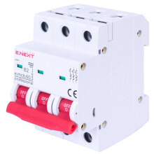 E.NEXT p041037 Sikring til afbryder PRO 3P B 2A 6kA 230/400V AC