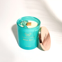 CRYSTALLOVE Sojalys med Amazonite Citron Lime 400g - Limited Edition