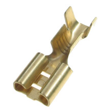 6,3 mm x 19,5 mm hunstik, 10 stk., til 1 mm og 2,5 mm kabler.