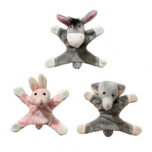 (F) A Set of 3 Plush Refrigerator Stickers for Home Office Decoration-A