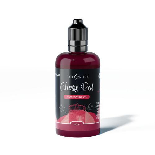 Kirsebærrød flydende lysfarve 100 ml