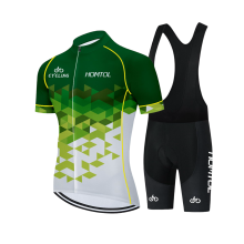 Conjunto de Ciclismo para Hombre Traje Deportivo con Badana de Gel Verde S — ropa ciclismo hombre