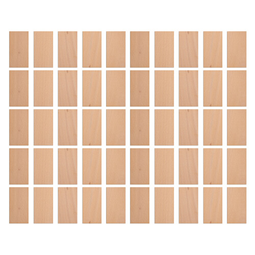Trævæger til stearinlys 75x40x1 mm 50 stk.