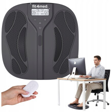ELEKTROSTIMULATOR MUSKELMÅTTE FODMASSAGEAPPARAT TENS EMS 2-i-1 TIL AKUPRESSUR FJERNBETJENING