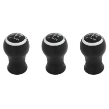 3X 5 Speed Mt Car Gear Shift Knob Gear Knob Cover Shifter Lever Stick for  Yaris 2005-2010