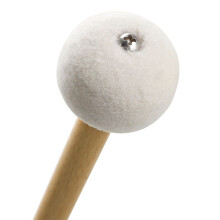 6 Stycken Dubbelhuvudtrumma Cymbal Gong Mallet Soft Hammer Sticks Mallets Stavar Filthammare 385 mm