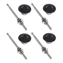 4X Quick Release License Plate Lock Clip 1.25 Inch Diameter Aluminum Alloy Car Hood Pins Lock Clip Kit