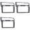 3pcs 8 Inch Glass Screen Frame for   7 2013-2021 Console Center GPS Navigation Panel Cover Trim Frame 1