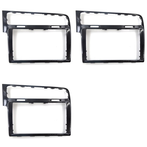 3pcs 8 Inch Glass Screen Frame for   7 2013-2021 Console Center GPS Navigation Panel Cover Trim Frame