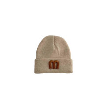 (khaki) Cute Baby Boys Hats Soft Warm Knitted Beanies For Toddler Children Kids Girls Autumn Winter Caps Headwraps Headwear