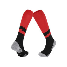(L, Multi-color 07) Children Football Soccer Socks Professional Teenages Knee High Soft Towel Bottom Sports Socks