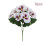(White) Five-Pronged Pansy Phalaenopsis Home Decoration Ornaments Artificial Flower 1