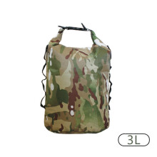 (3L) Outdoor Camouflage Waterproof Bag Portable Waterproof Storage Bag Drifting Bag