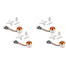 4 Peças 2212 1400KV Motor Outrunner Sem Escova com Montagem 10T para Aeronaves RC/KKmulticopter 4/6 Eixo Quadcopter UFO