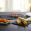 (15x15cm, Black) Multi Sized Rectangular Stone Slab Coasters Natural Slate Western Platter BBQ Dessert Cake Fruit Placemat 5