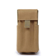 (Tan) Tactical Molle Waterproof 25 Round 12GA 12 Gauge Magazine Ammo Shells Bag Hunting Magazine Pouches CS Field Portable Outdoor Bullet Bags