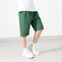 (130cm, Green) Children's Boys Reflective Letter Ice Silk Quick Drying Shorts