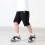 (160cm, Black) Children's Boys Reflective Letter Ice Silk Quick Drying Shorts 1