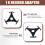7 Inch Vinyl Record Dome 45 Speed Adapter Conversion Base for Vinyl Record Turntable Gramophone Triangle Record Adapter 6