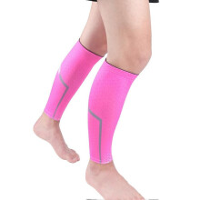 (M, Pink) 1pc Running Basketball Lower Leg Sleeve Cover Anti-slip Compression Protector
