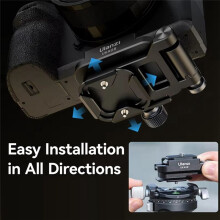 Ulanzi UKA08 Uka Camera L-Bracket Składana Pionowa i Pozioma Płytka QR do UKA i Arca Swiss Top Plate Arca Bottom Plate