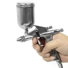 K-3 125ml Mini Paint Air Spray Gun 05mm Pneumatic Atomizing Nozzle Air Sprayer Atomizer Airbrush Leather Painting Repair Tool
