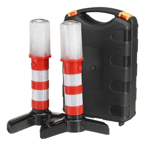 6Pcs LED Emergency Road Flash Flare Roadside Beacon Safety Strobe Warning 1
